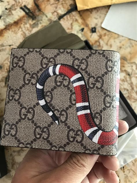 snake gucci wallet|gucci wallet snake review.